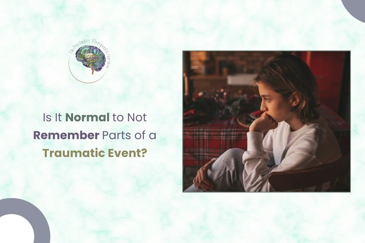 Remember Parts of a Traumatic Event