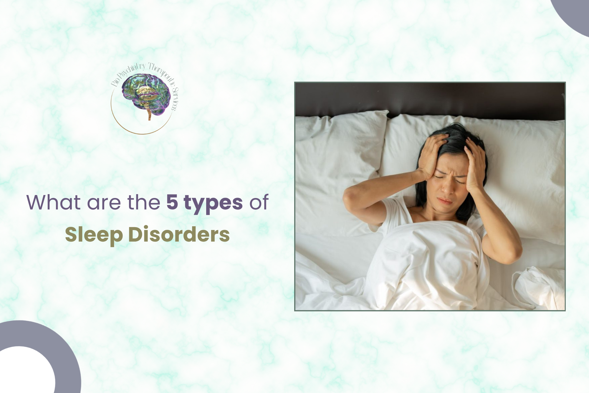 What Are the 5 Types of Sleep Disorder
